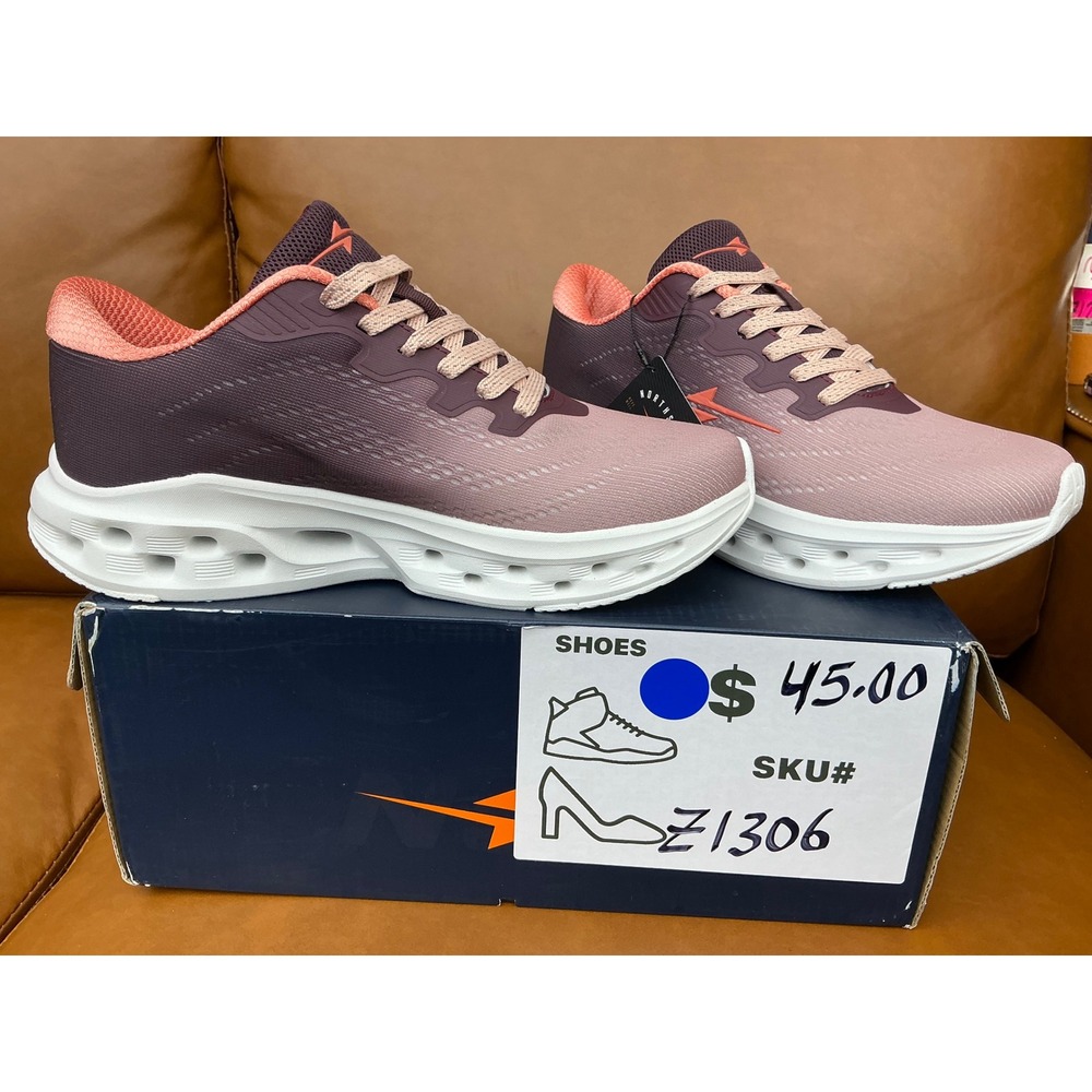 Northside Cascade Sneaker Womens 9 Mauve Coral New Sport Running Shoes - Picture 7 of 8
